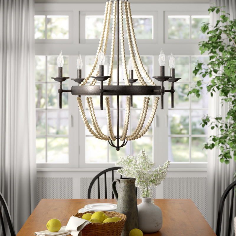 Birch Lane™ Tyngsborough 6 Light Candle Style Empire Chandelier & Reviews